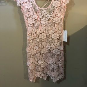 Cotton Candy LA Lace Dress Small